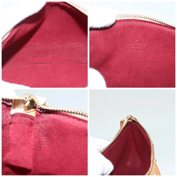 LOUIS VUITTON Multicolor Pochette Accessoires Pouch White M92649 LV Auth 128470V - Picture 15 of 16